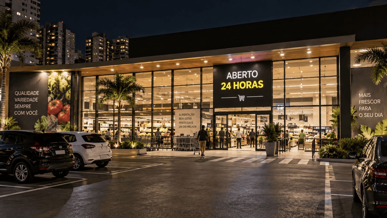 Atacadão e Carrefour Uberlândia agora funcionam 24 horas — e os dois são da mesma rede!